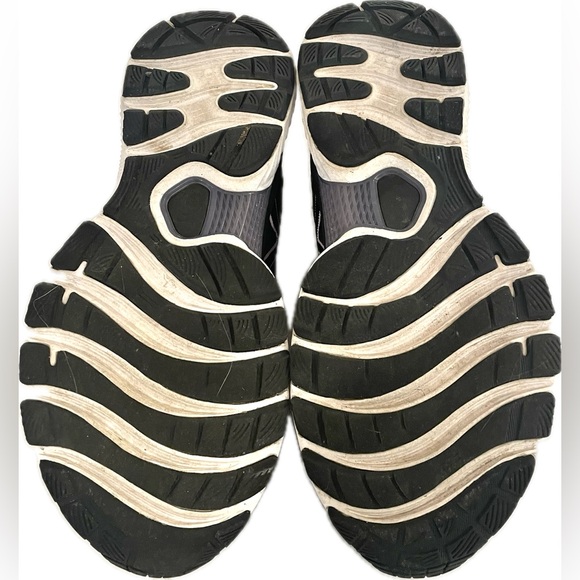 ASICS Gel Nimbus black & lavender running shoes sneakers 8.5 - Picture 4 of 6